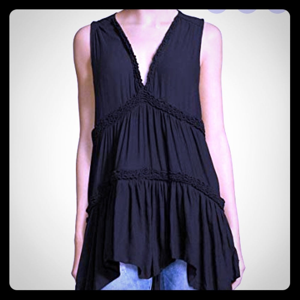 Free People Purple Haze Sleeveless Tunic NWOT